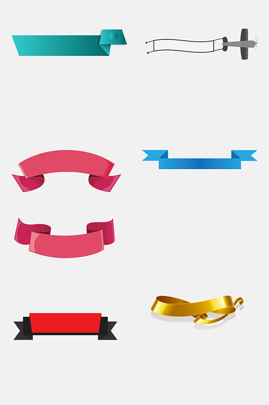绶带图片-绶带设计素材-绶带模板下载-众图网