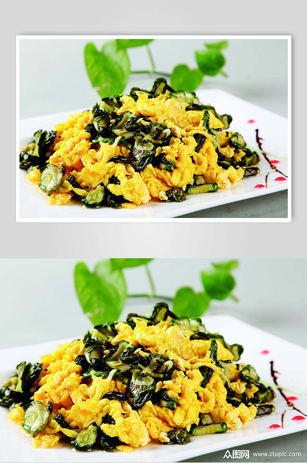 黄瓜干炒鸡蛋食物摄影图片