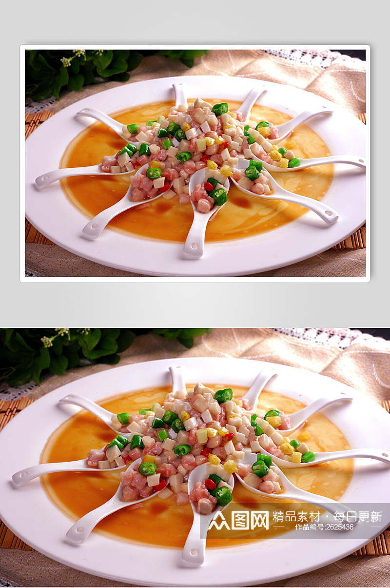 杏鲍菇爆松板餐饮食品图片素材