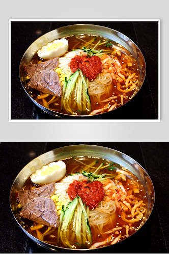 香辣美味食品朝鲜冷面美食图片