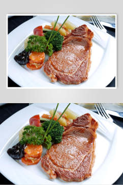 牛扒主菜系列新西兰牛扒餐饮食品图片