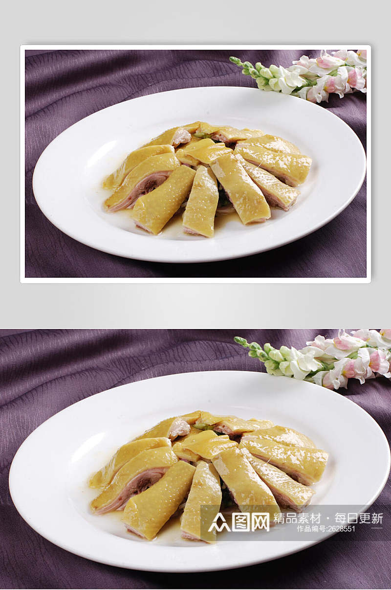 白切鸡卤菜冷拼餐饮食物图片素材