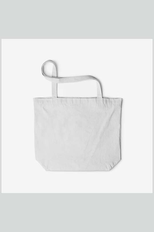 清新创意个性简约白文创帆布袋样机