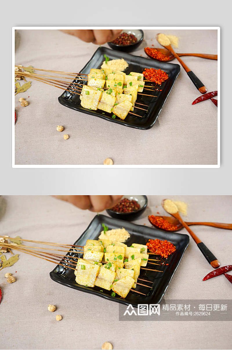 烤素串餐饮食品图片素材
