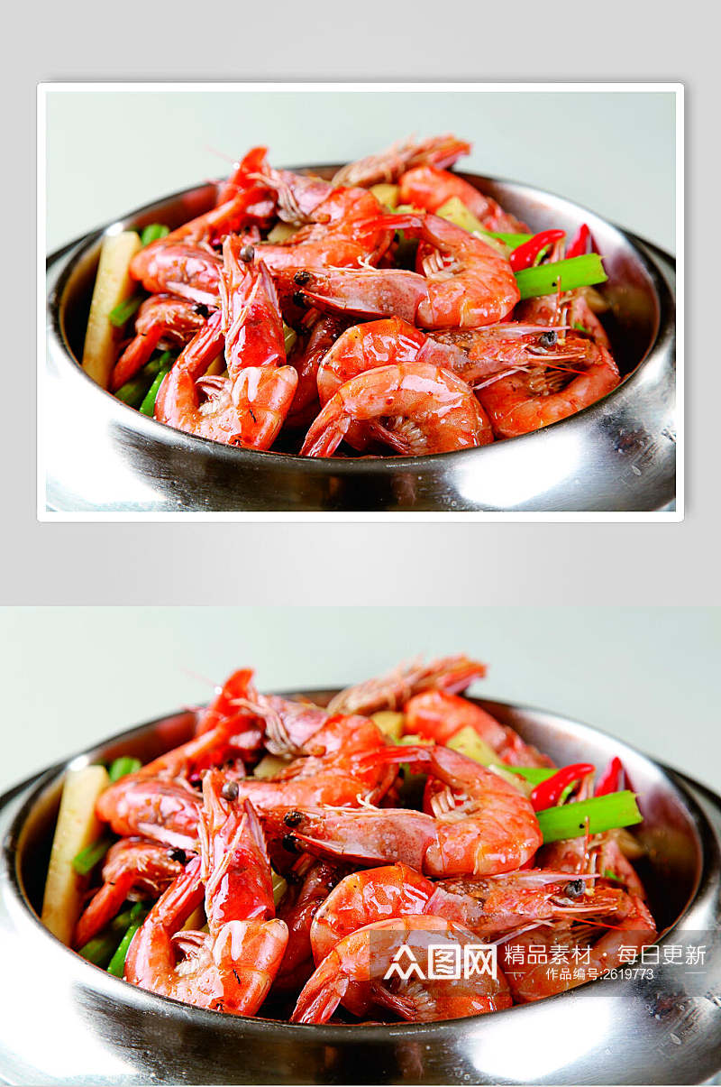 湘潭口味虾食物摄影图片素材