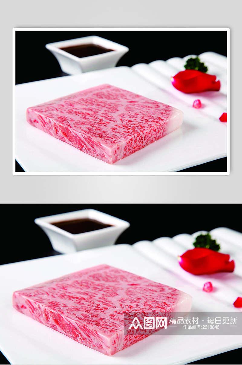 黑椒汁神户牛肉食物摄影图片素材