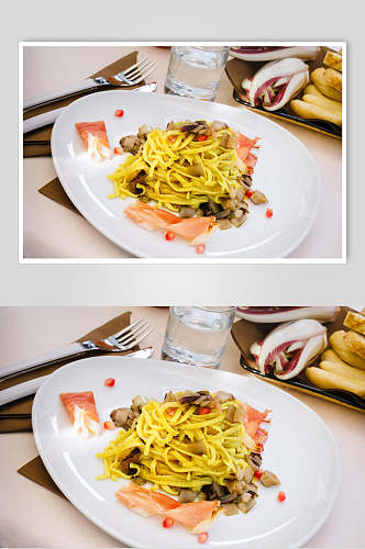 美味炒面食物西餐美食摄影图