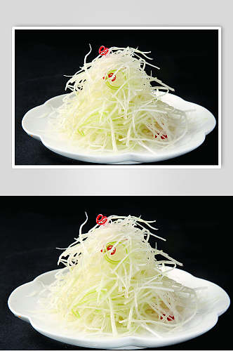 水晶木瓜丝餐饮食物图片