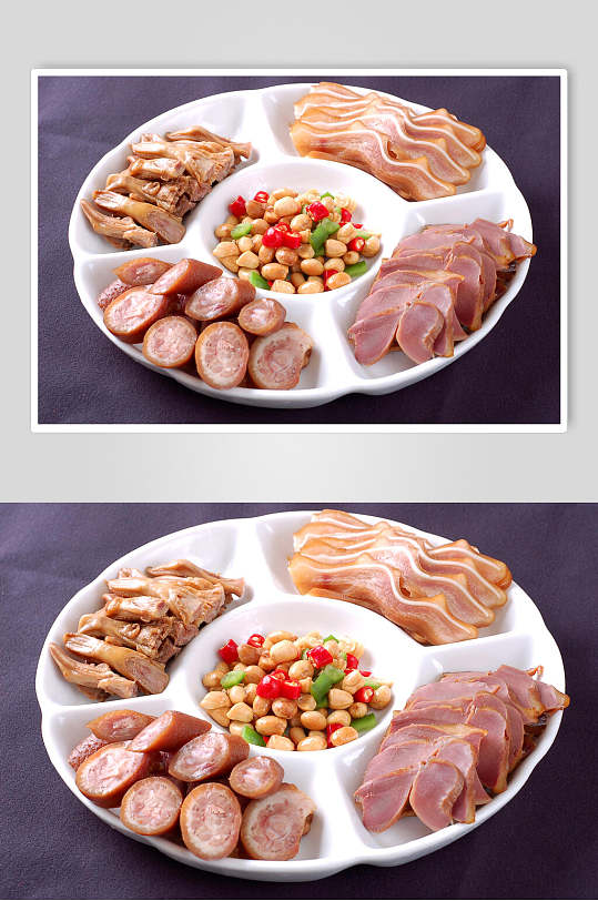 鲜香美味卤菜冷拼餐饮图片