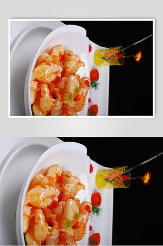 香辣鱼扣食物摄影图片