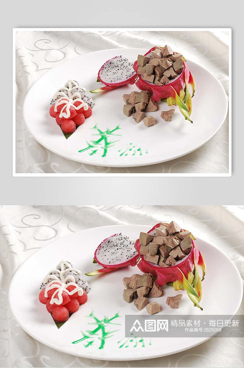 法式鹅肝餐饮食品图片素材