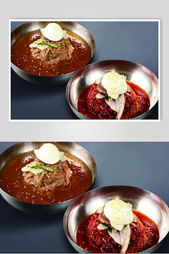香辣朝鲜冷面美食高清图片