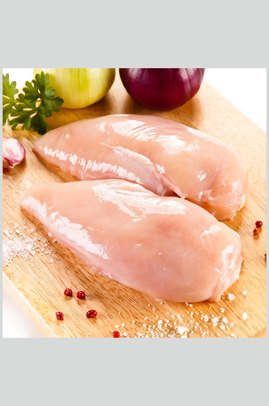 美味食物鸡胸肉鸡肉鸡腿摄影图