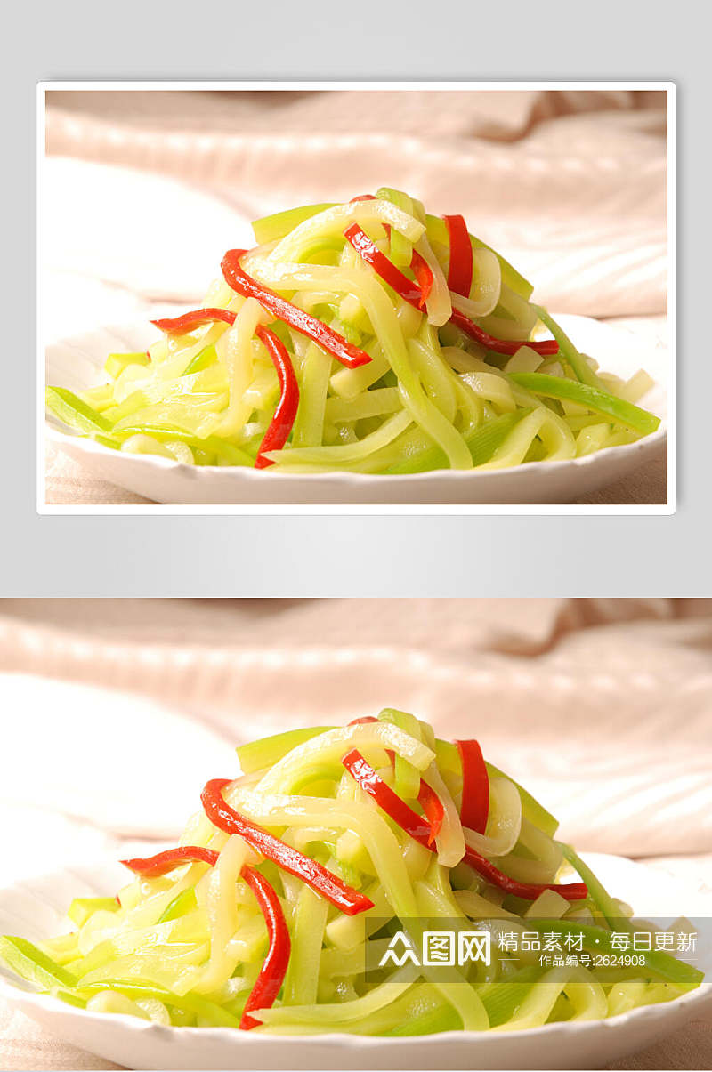 葱香葫芦丝餐饮食品图片素材