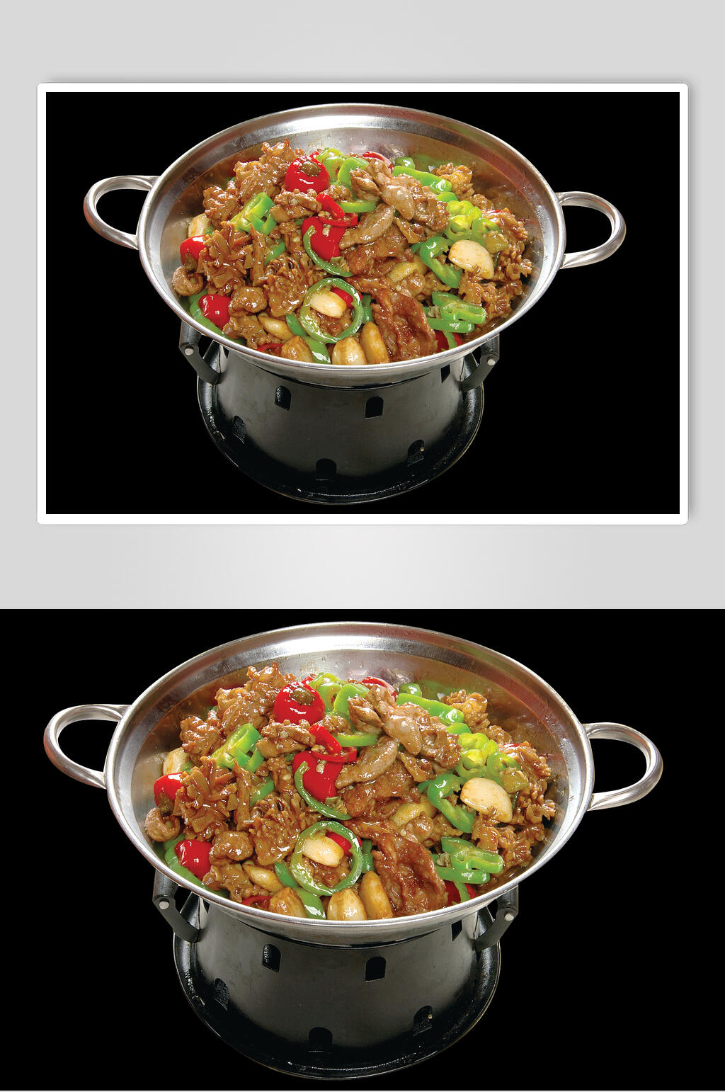干锅鸡杂食品摄影图片素材