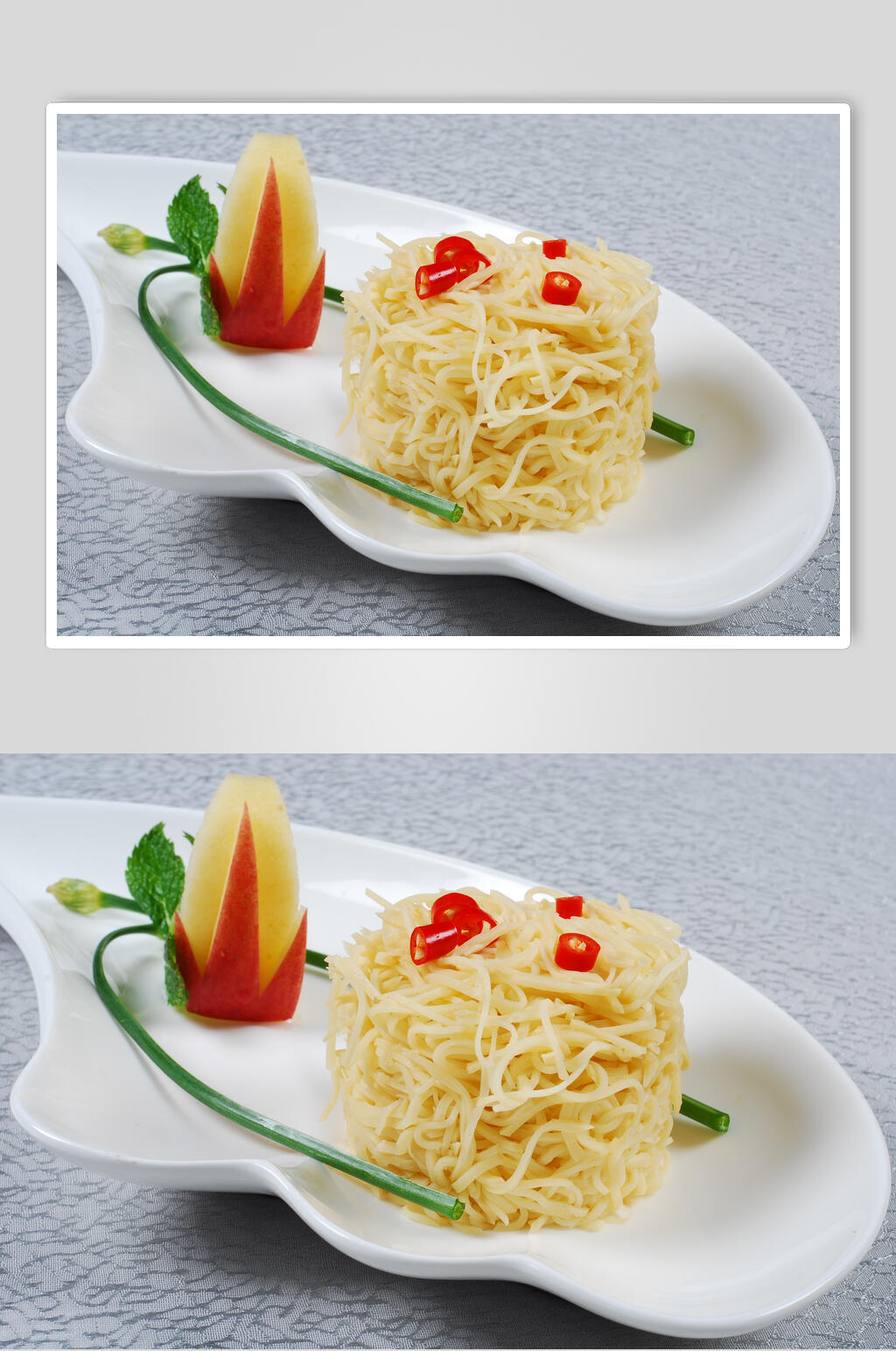 翡翠素鲍餐饮食物图片素材