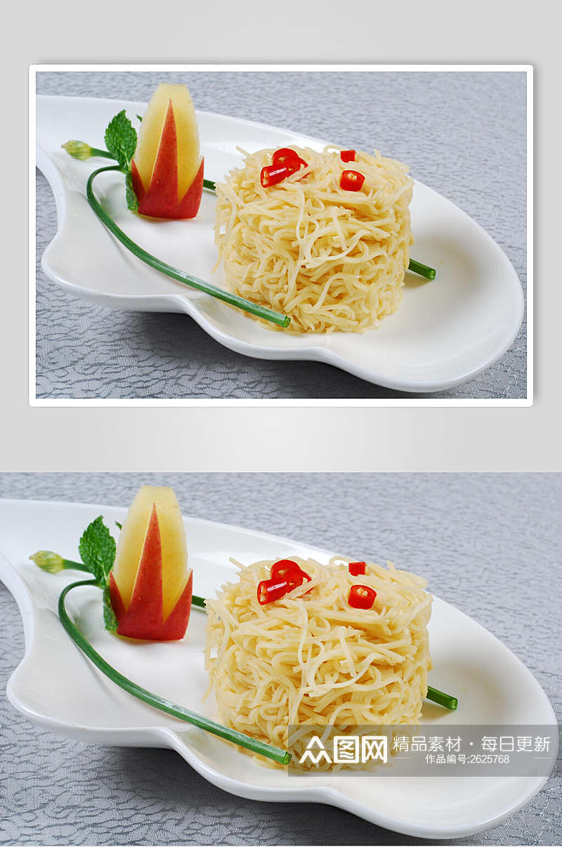 翡翠素鲍餐饮食物图片素材