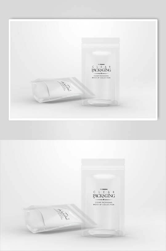 面膜自封口化妆品透明塑料包装袋样机