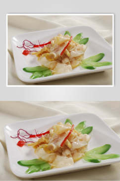 新鲜芥末螺片餐饮食品图片