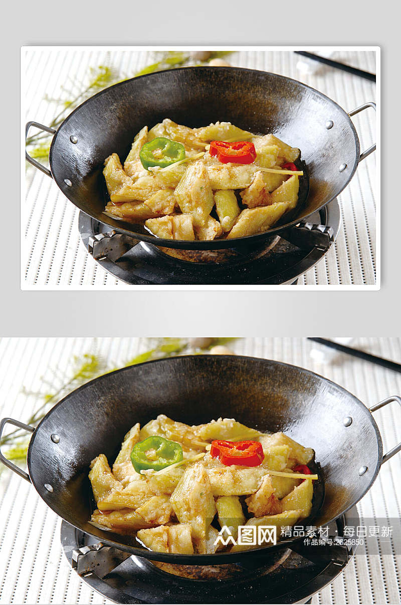 干锅茄子餐饮食物图片素材