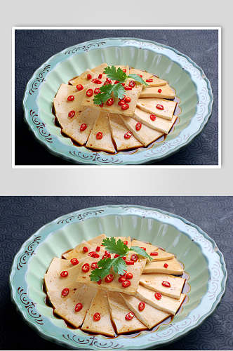 丽景花豆腐食物高清图片