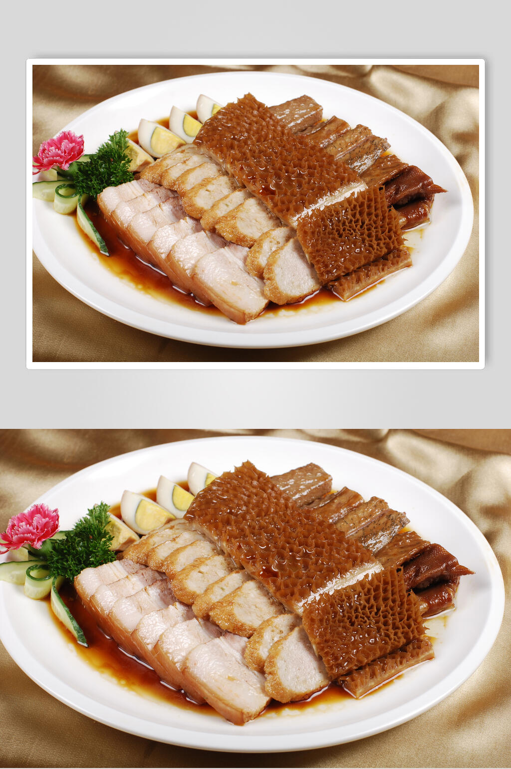 主菜美食卤菜冷拼食品摄影图片素材