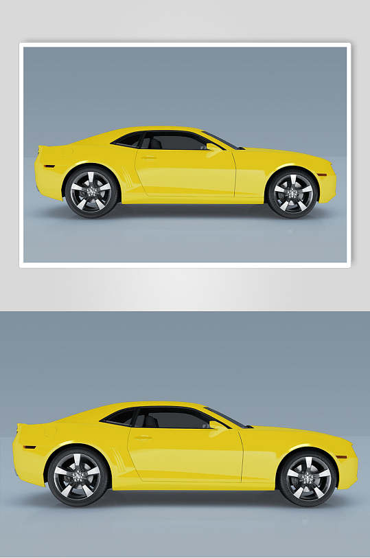 轿车新能源电动汽车贴图样机