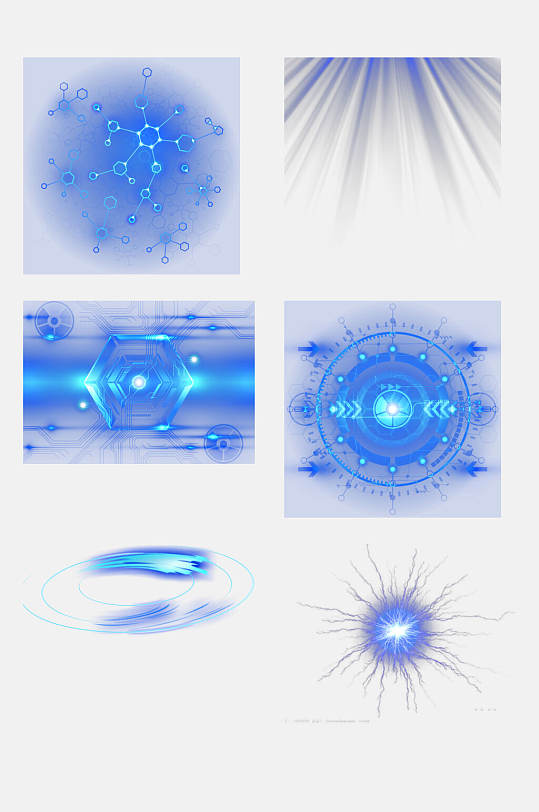 蓝色科技感光效图片-蓝色科技感光效素材下载-众图网