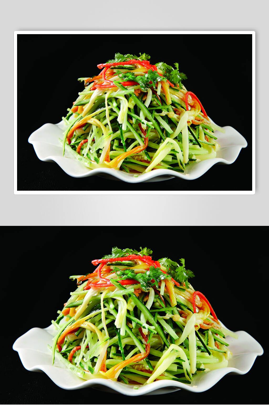 瓜丝金针菇餐饮食品图片素材