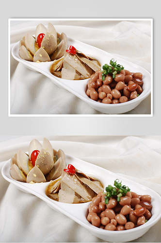 三色卤拼餐饮食物图片