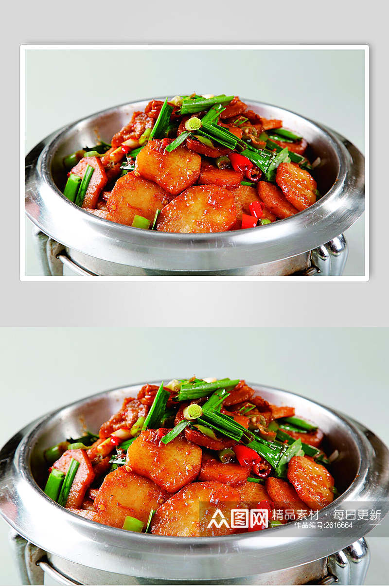 鲜香干锅土豆片食物摄影图片素材