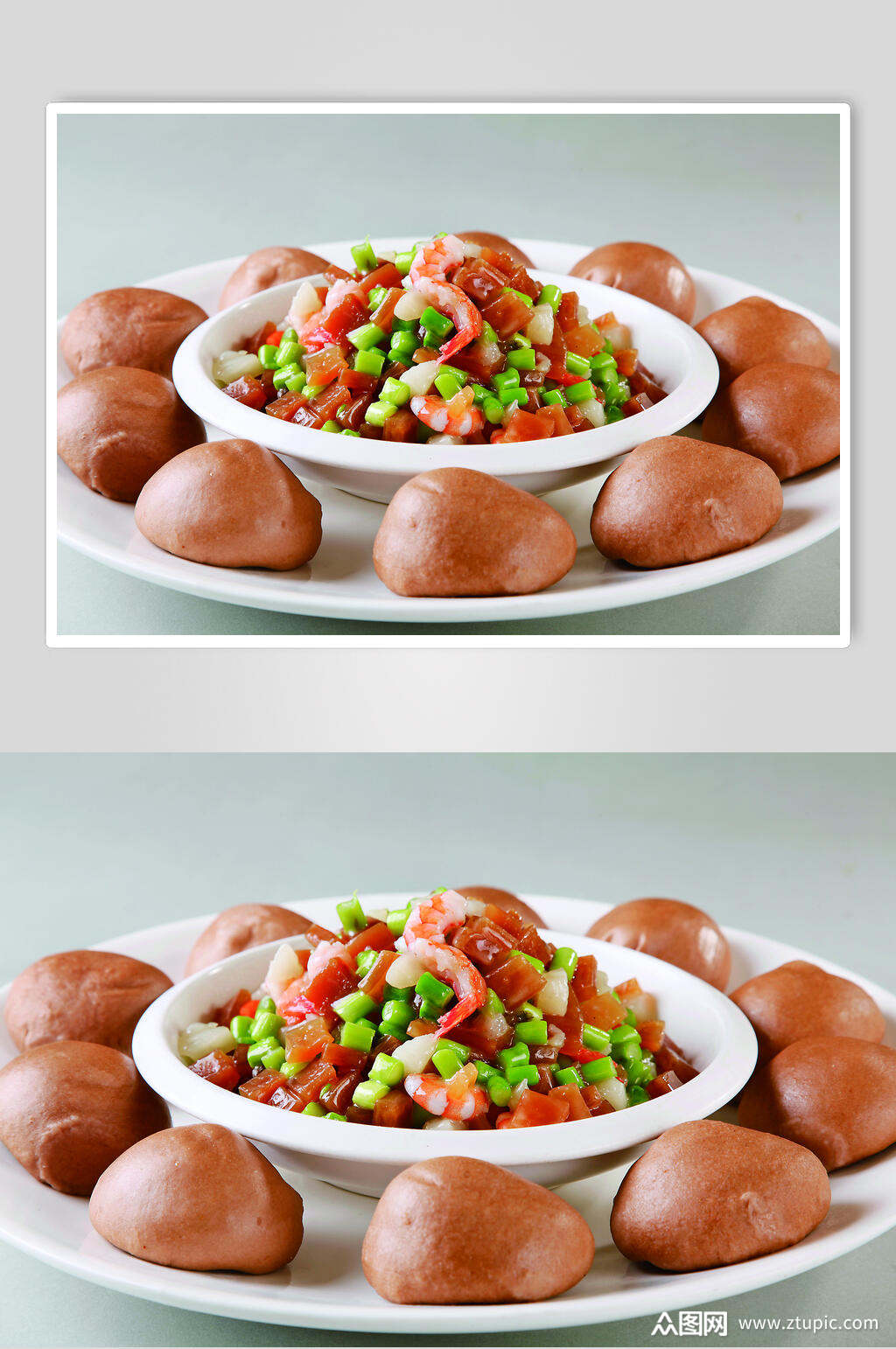 海鲜杂粮包餐饮食品图片