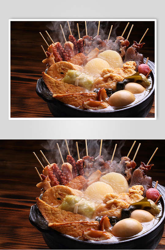 招牌关东煮美食图片-众图网