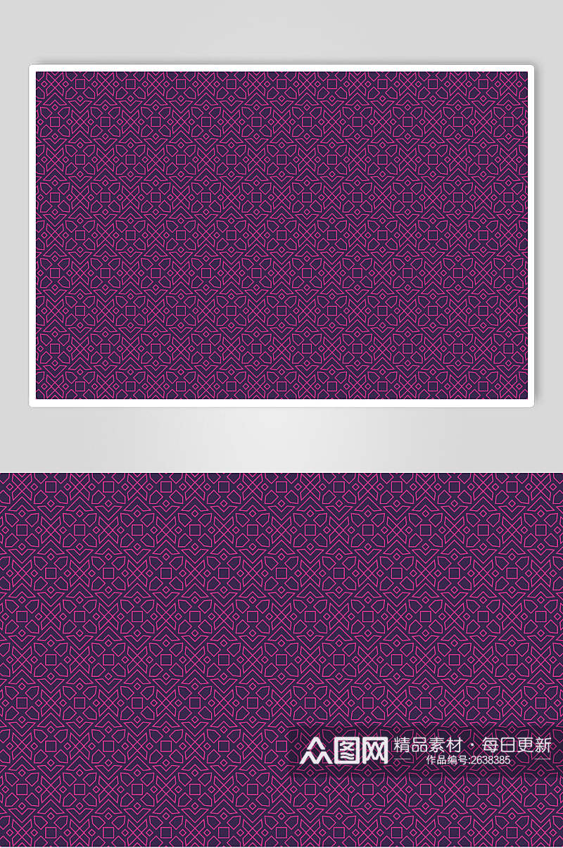 简洁紫色复古风布料纹样图片素材