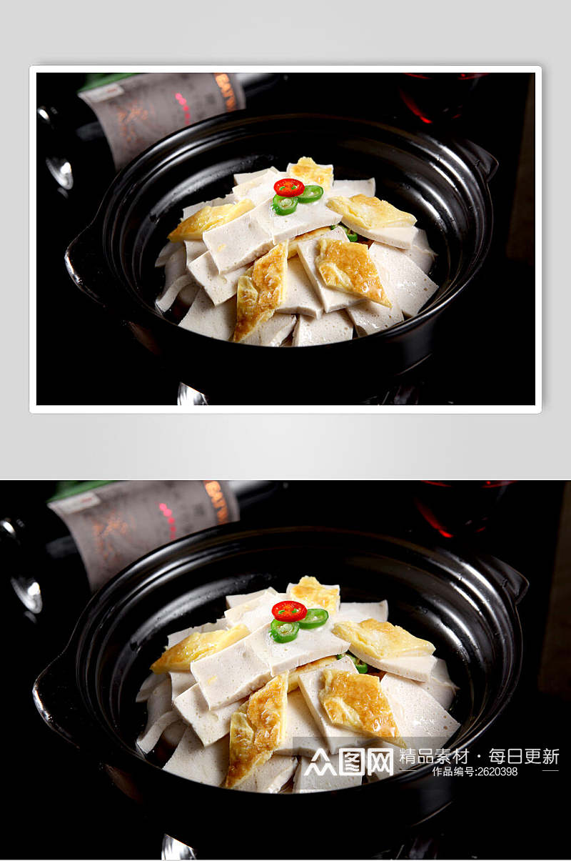 招牌湘香豆腐食物图片素材