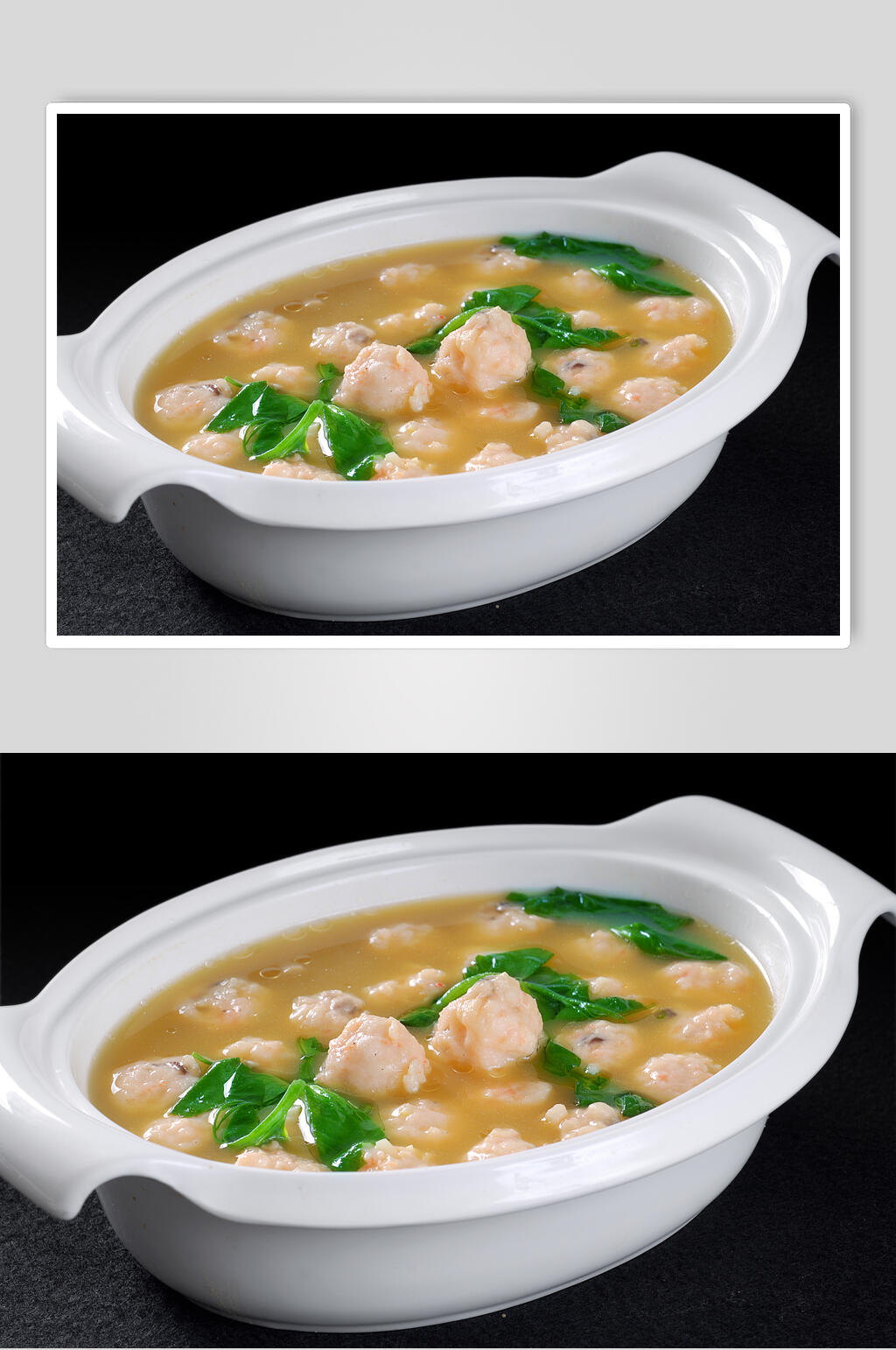 大热豆汤虾滑高清图片素材