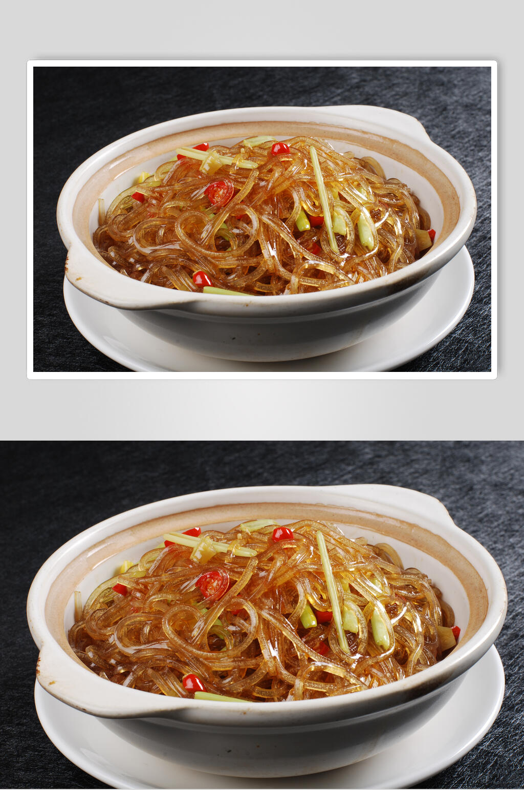 砂锅水晶粉食物摄影图片素材