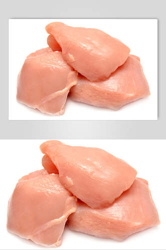 鸡胸肉食品鸡肉鸡腿摄影图