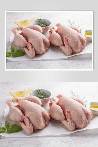 新鲜美味食品鸡肉鸡腿摄影图