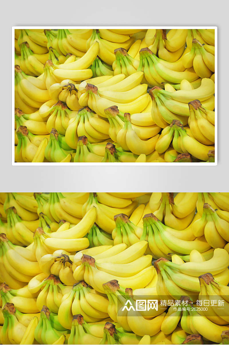 精品新鲜水果香蕉图片素材