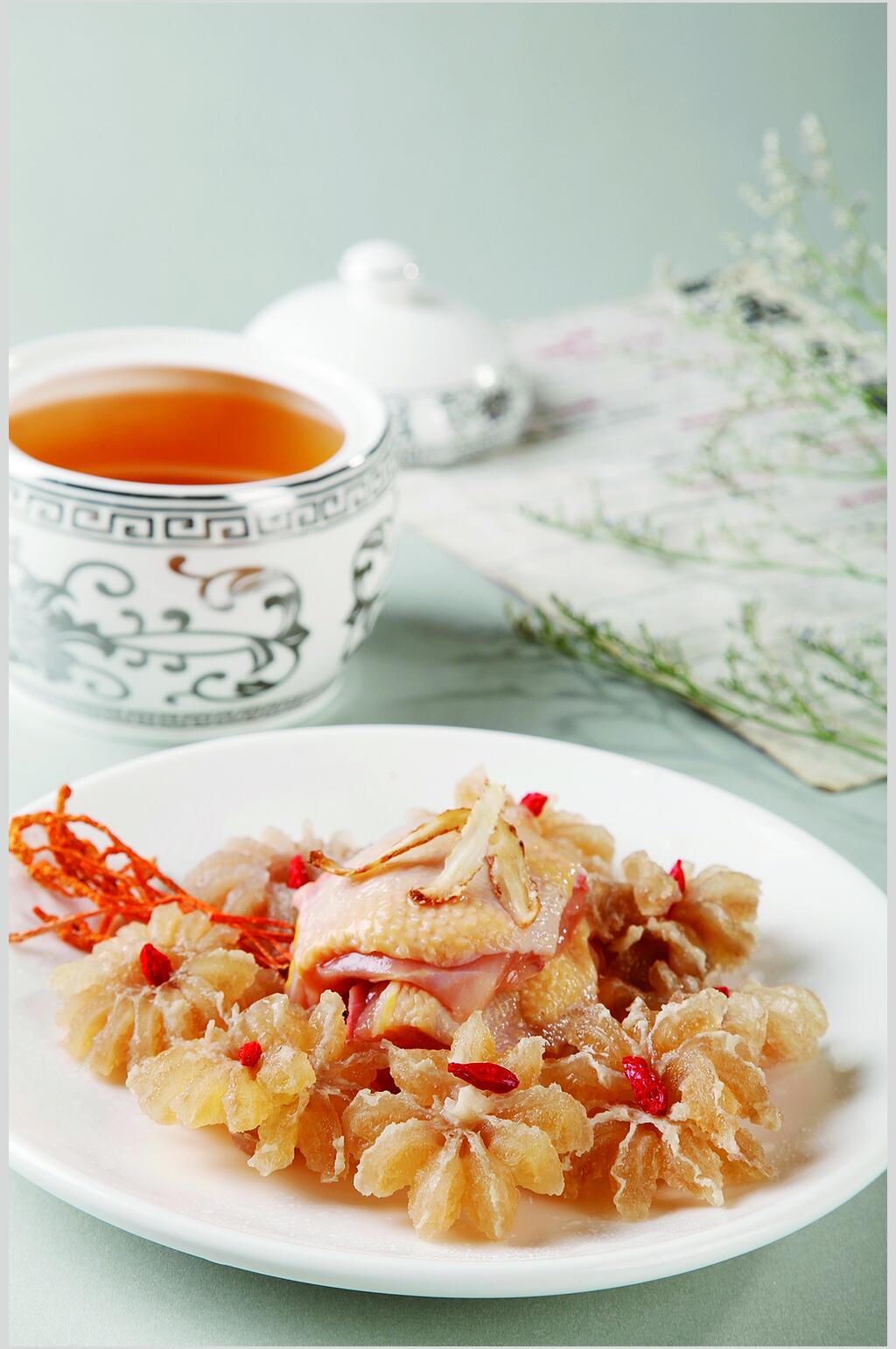 虫草花炖牛鞭餐饮食品图片素材