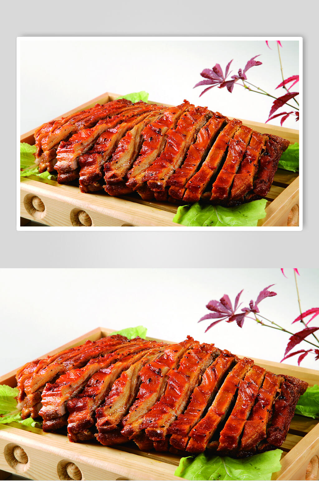 生记烤羊排食物摄影图片素材
