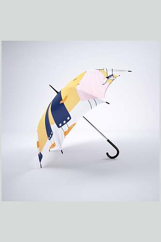 彩色雨伞雨伞贴图样机