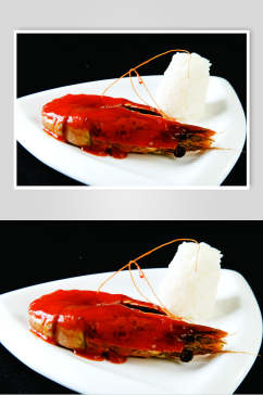 鲜虾青瓜烙餐饮食品图片