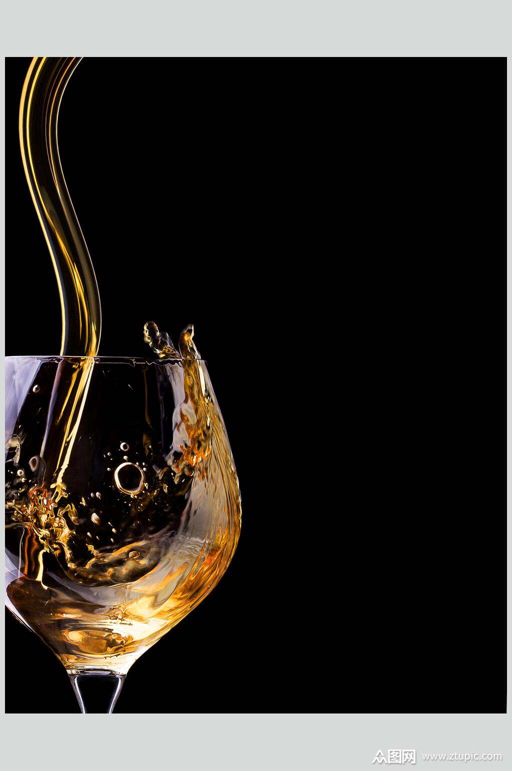 创意时尚威士忌摄影图片