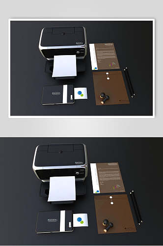 打印机办公用品VI样机