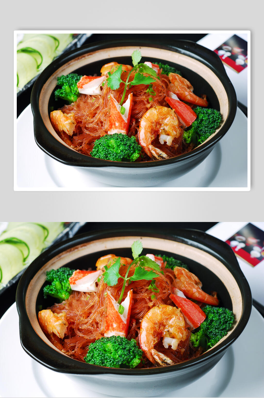 热菜干捞粉丝煲食物图片素材