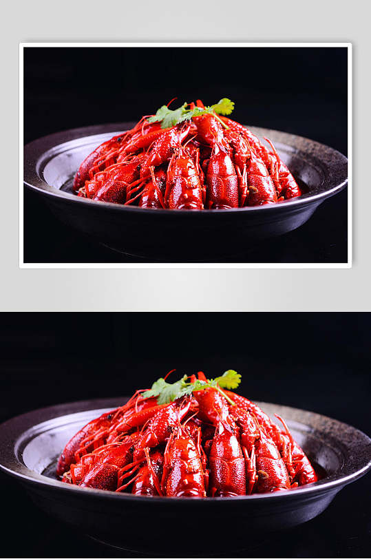 鲜香美味湘菜小龙虾食物高清图片