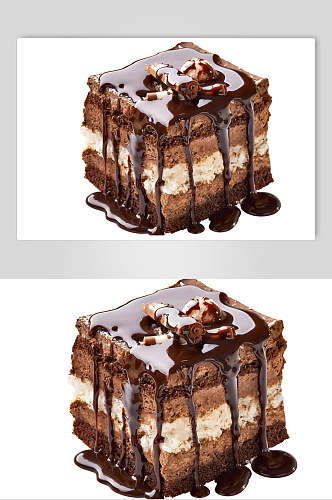 创意美味甜点蛋糕切件图片