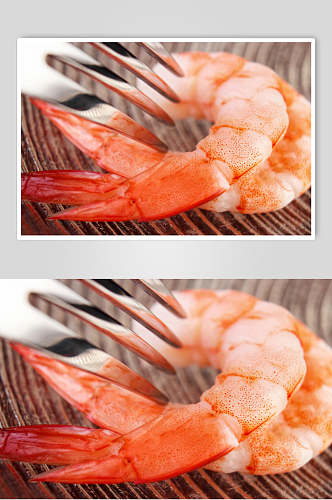 鲜香美味烧烤明虾虾仁食物高清图片